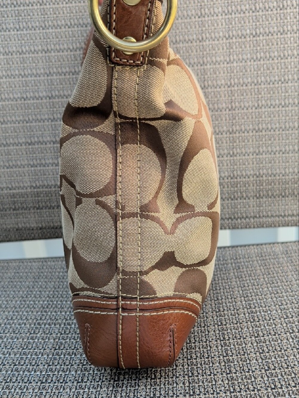 Coach Hampton Signature Shoulder Crossbody (F10542) - Picture 6 of 16